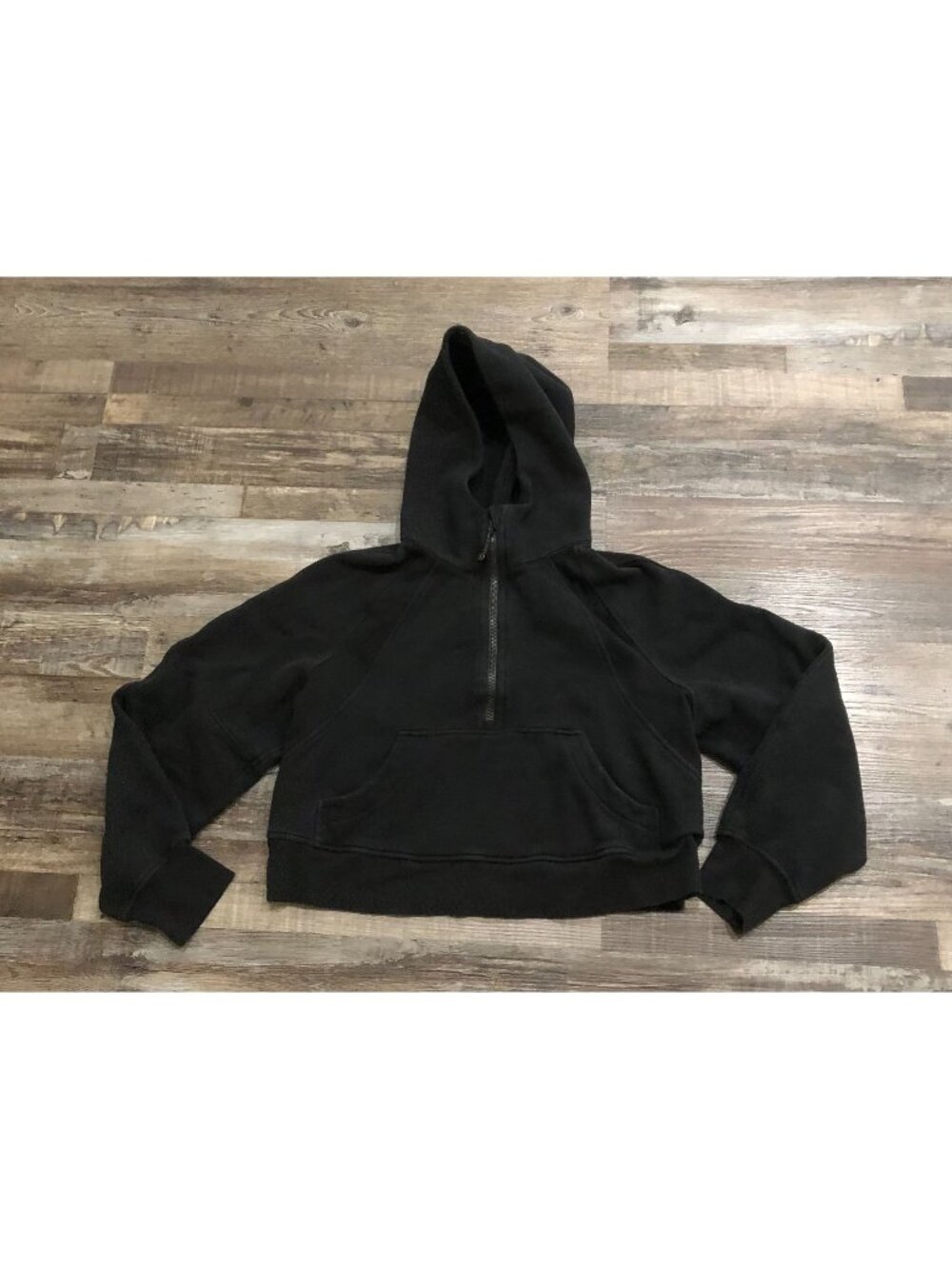 Lululemon Scuba Oversized Half-Zip Hoodie Size XS-S Black Sweatshirt